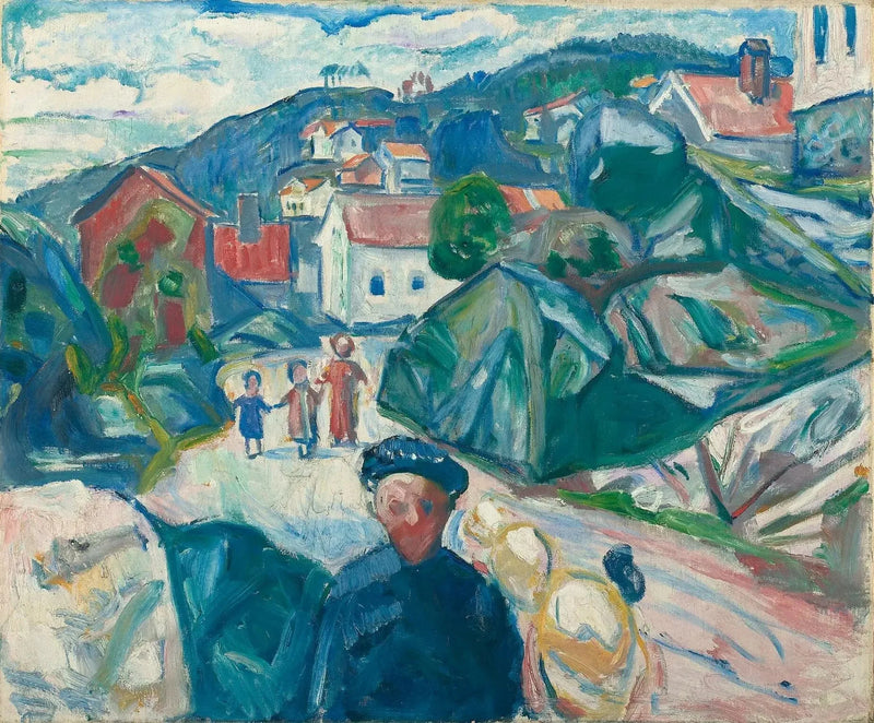 Kragerø-gatan - Edvard Munch