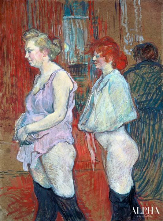 Rue des Moulins - Toulouse Lautrec - Reproductions de tableaux et peintures haut de gamme