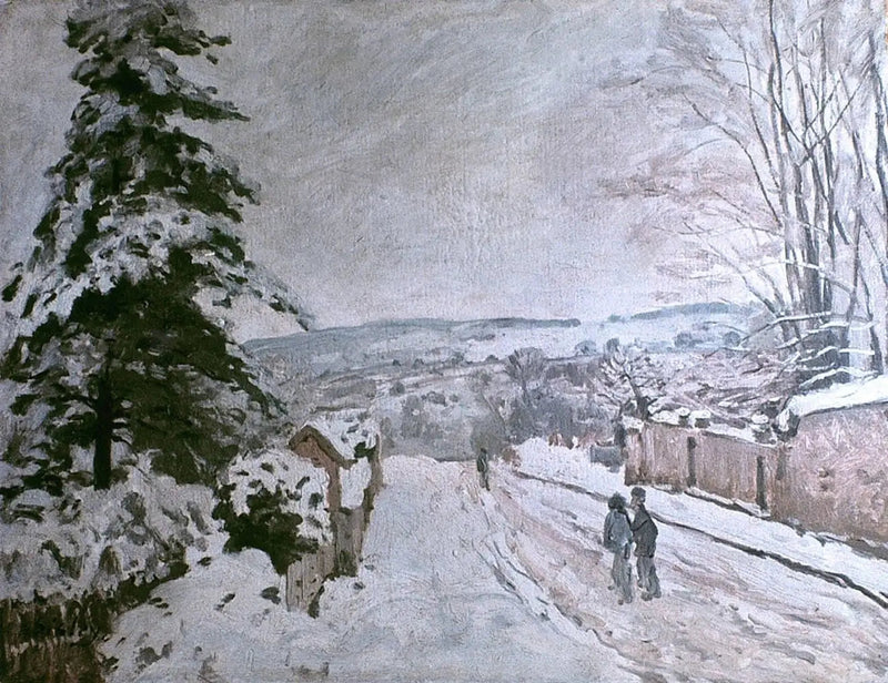 Gatan med den flygande hjärtat i Louveciennes - Alfred Sisley