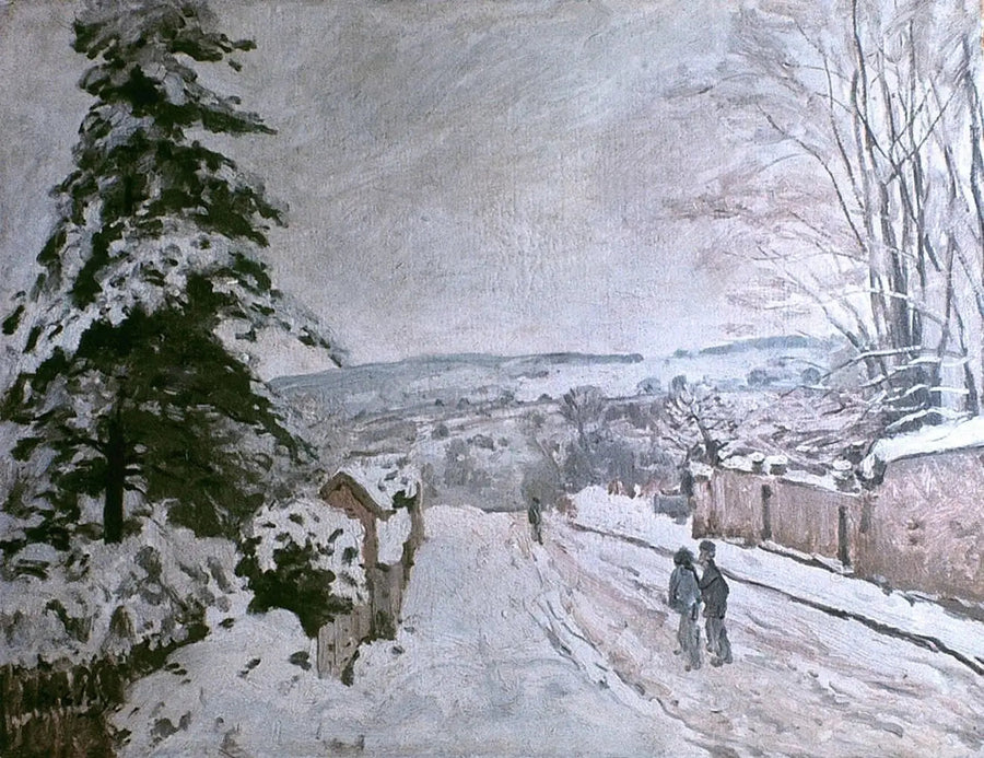Gatan med den flygande hjärtat i Louveciennes - Alfred Sisley