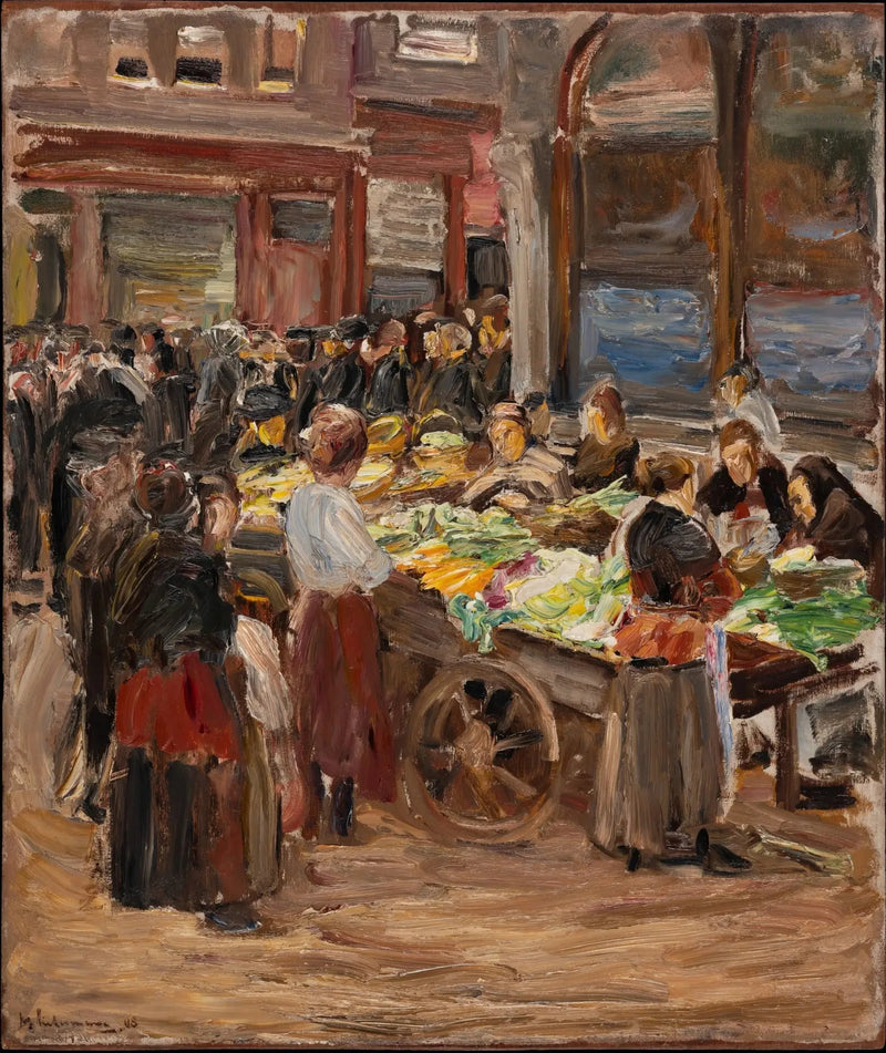 Judiska gatan i Amsterdam - Max Liebermann