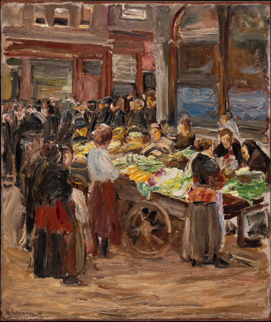 Judiska gatan i Amsterdam - Max Liebermann