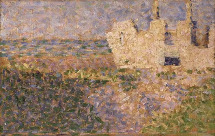 Ruiner i Grandcamp - Georges Seurat
