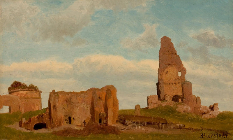 Ruiner, romersk landsbygd - Albert Bierstadt
