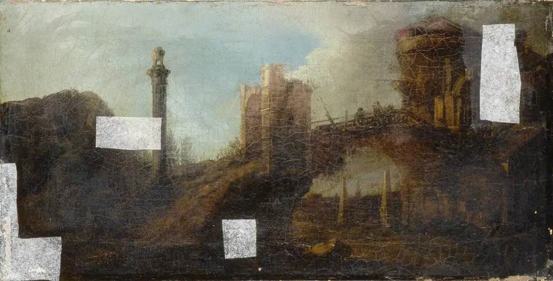 Klassiska ruiner - Canaletto