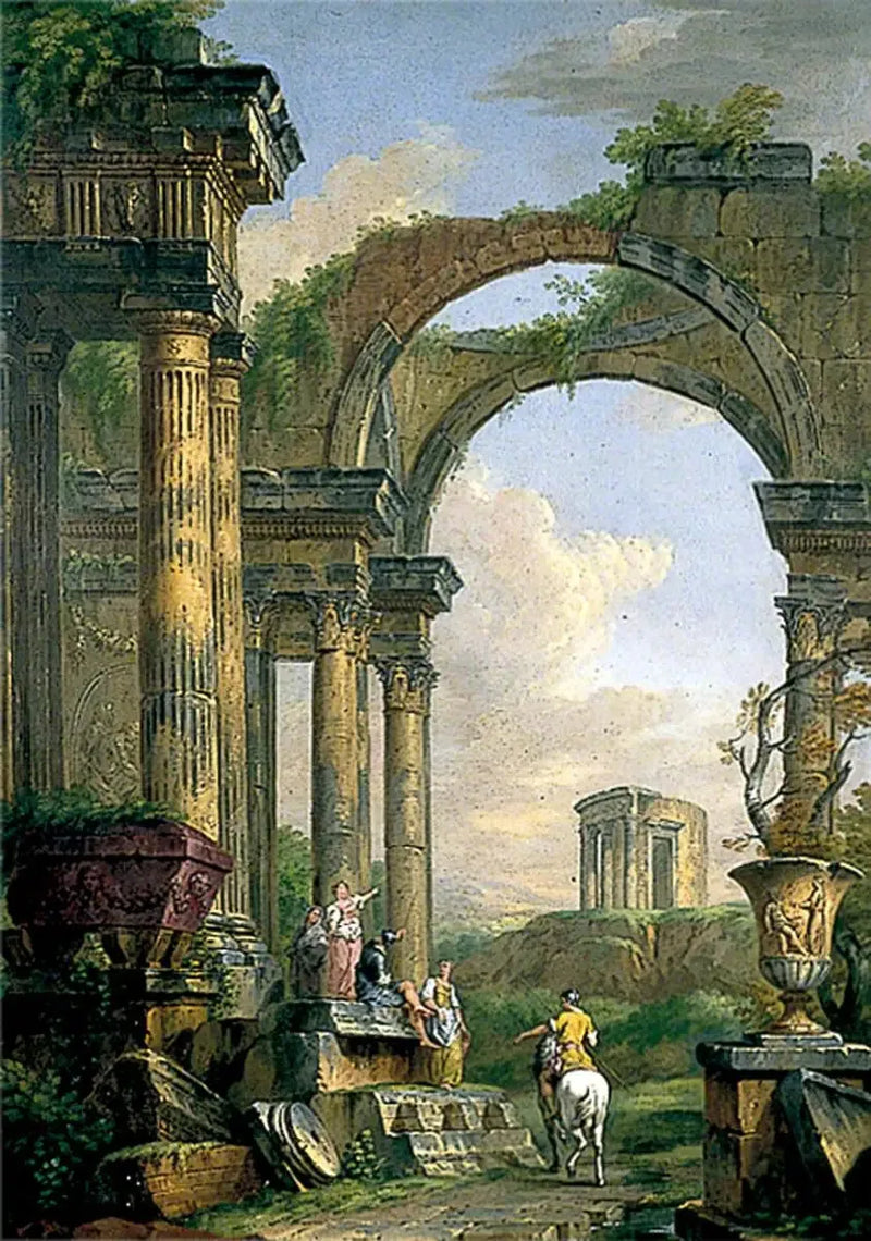 Klassiska ruiner - Giovanni Paolo Panini