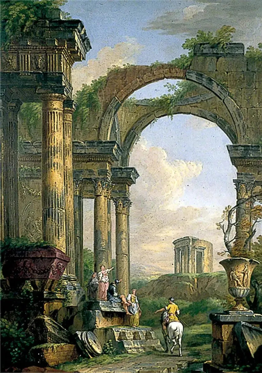 Klassiska ruiner - Giovanni Paolo Panini