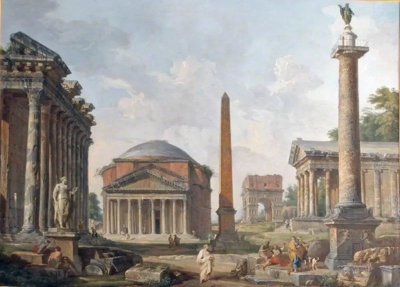 Ruin av Rom - Giovanni Paolo Panini