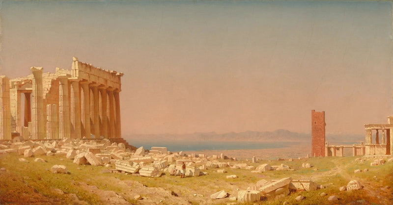 Parthenonruiner - Sanford Robinson Gifford