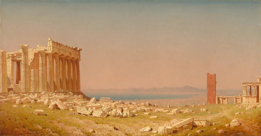 Parthenonruiner - Sanford Robinson Gifford