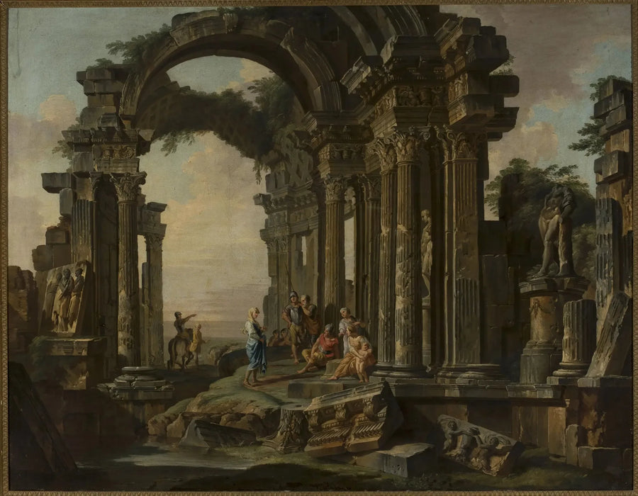 romerska ruiner - Giovanni Paolo Panini