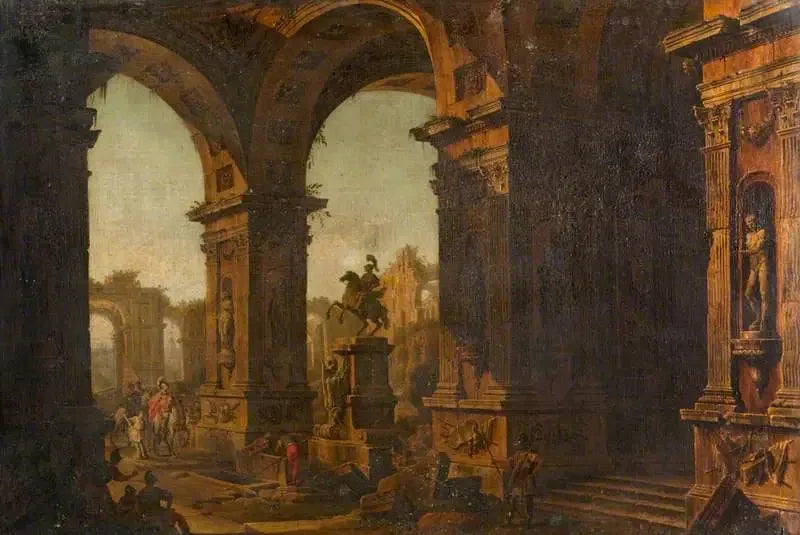 romerska ruiner - Giovanni Paolo Panini