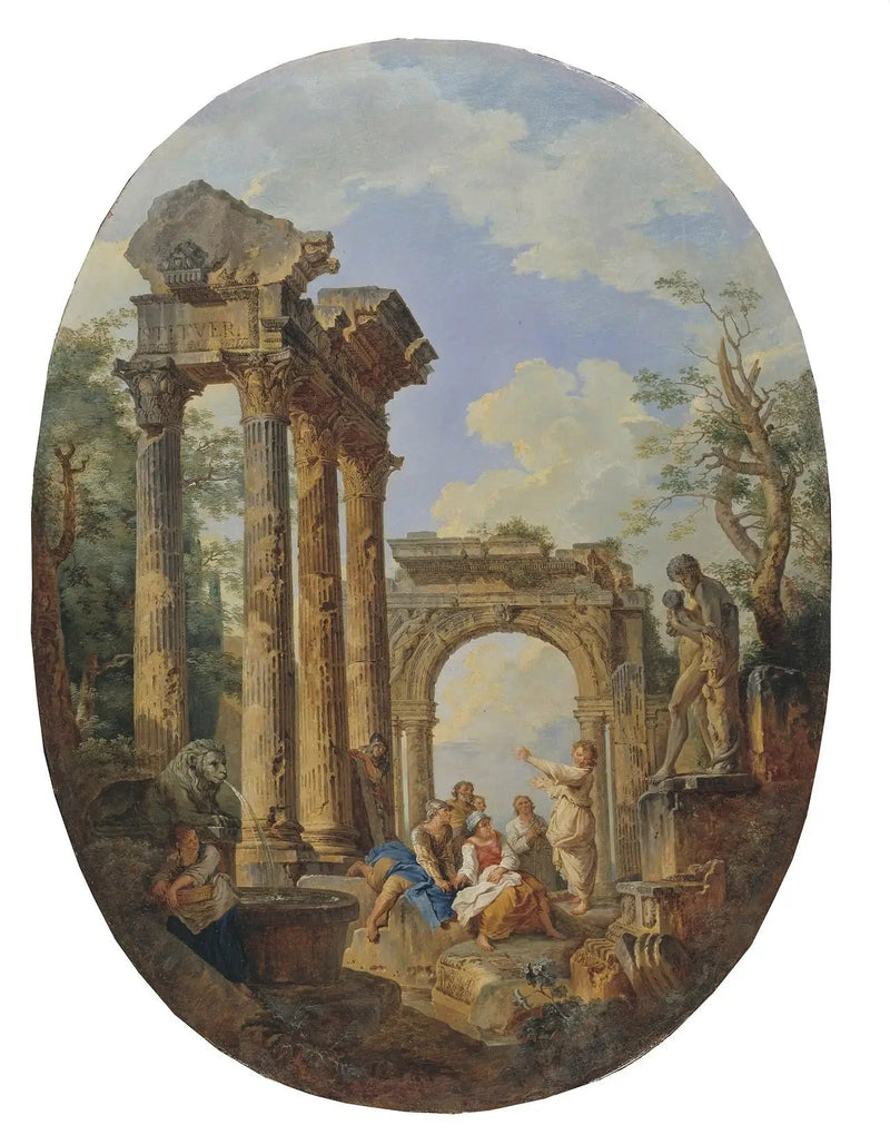 romerska ruiner - Giovanni Paolo Panini