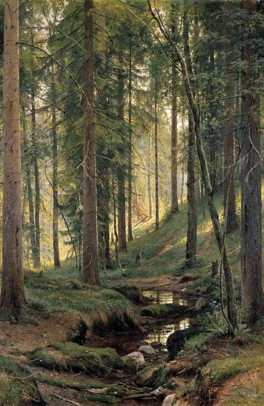 Bäck i skogen (På sluttningen) - Ivan Chichkine