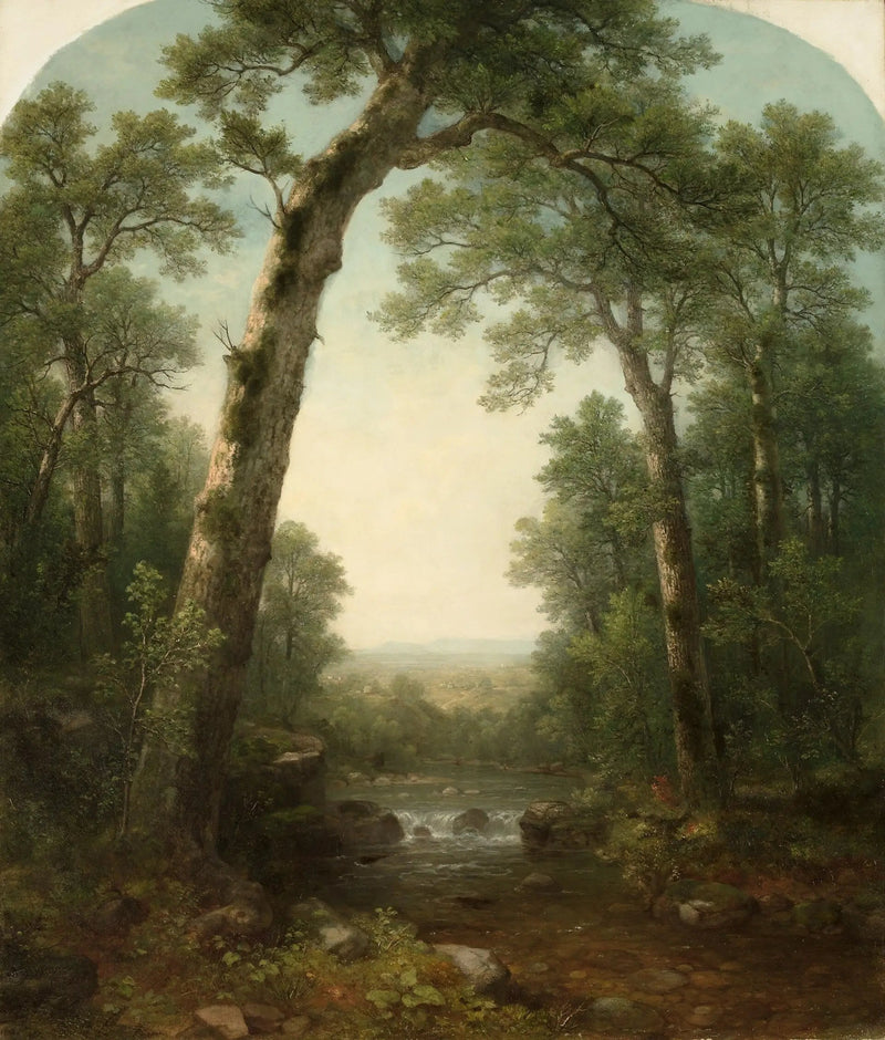 Skogsbäck med utsikt - Asher Brown Durand