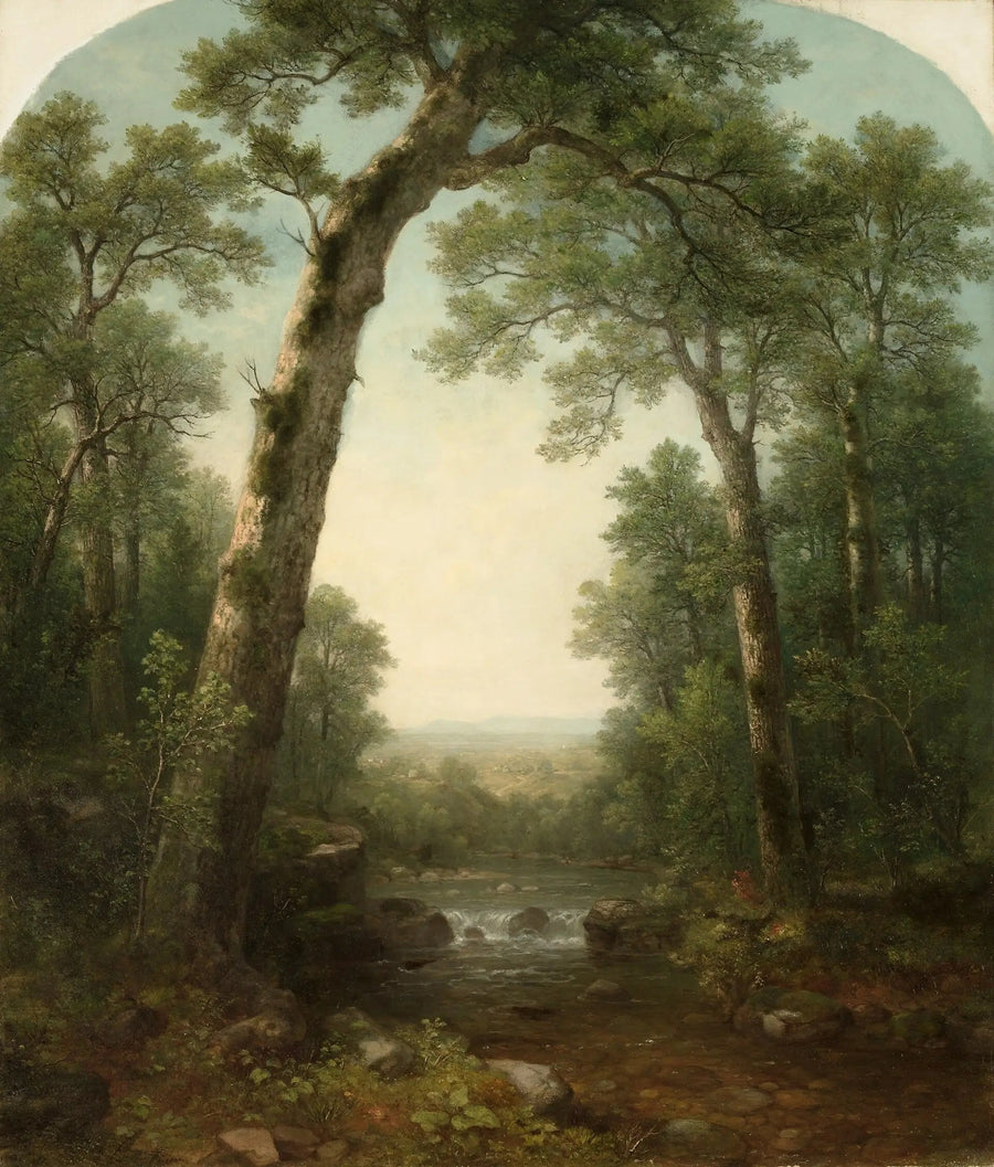 Skogsbäck med utsikt - Asher Brown Durand
