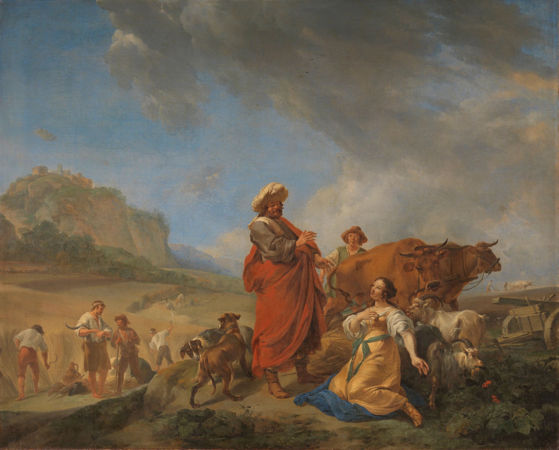 Ruth et Boash - Nicolaes Berchem
