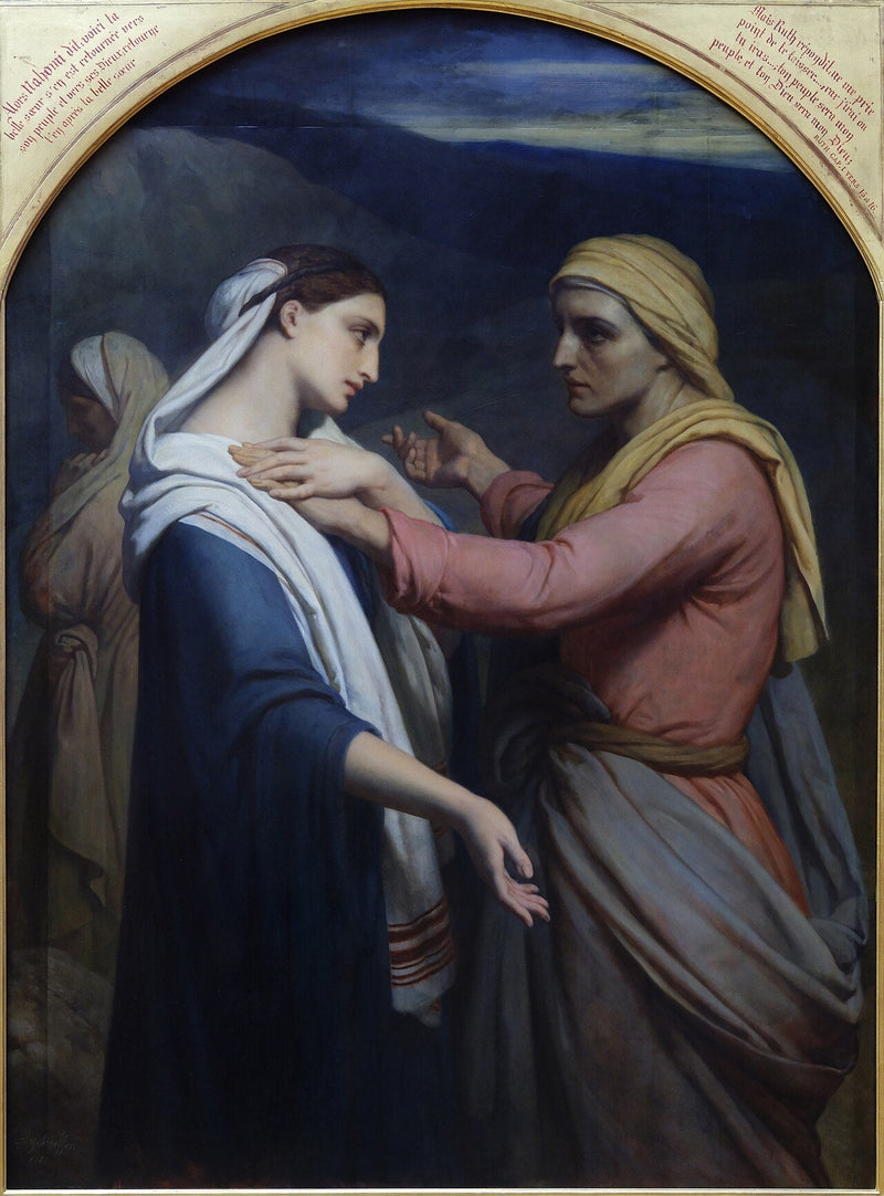 Ruth och Noémi, 1855 - Ary Scheffer