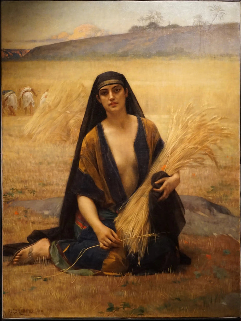 Ruth glitande i Booz-fälten - Alexandre Cabanel