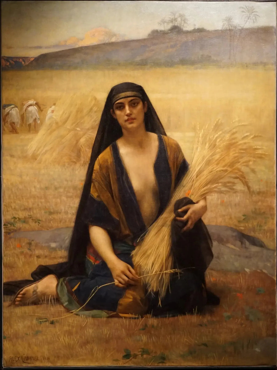 Ruth glitande i Booz-fälten - Alexandre Cabanel