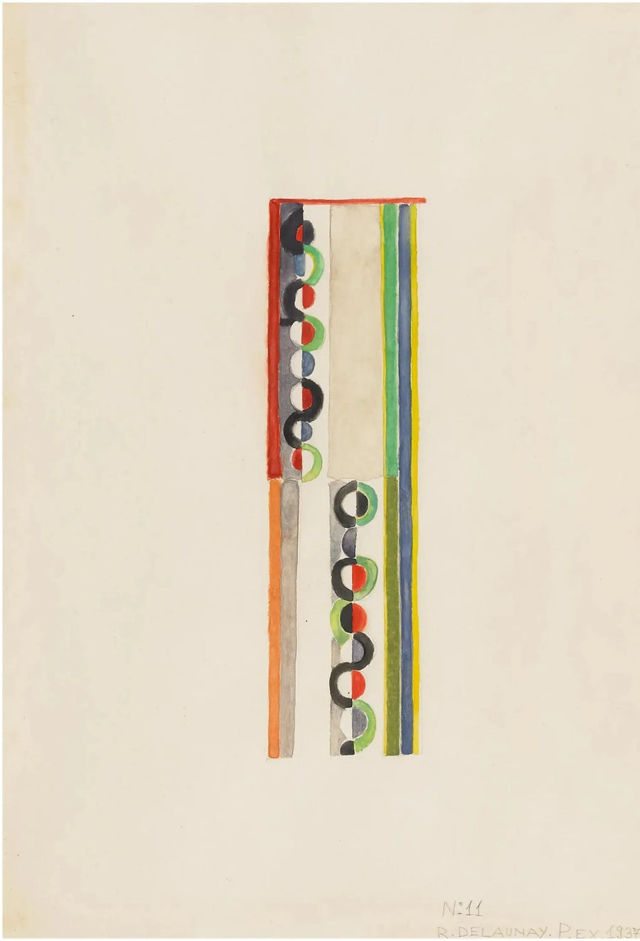 Färgglad rytm - Robert Delaunay