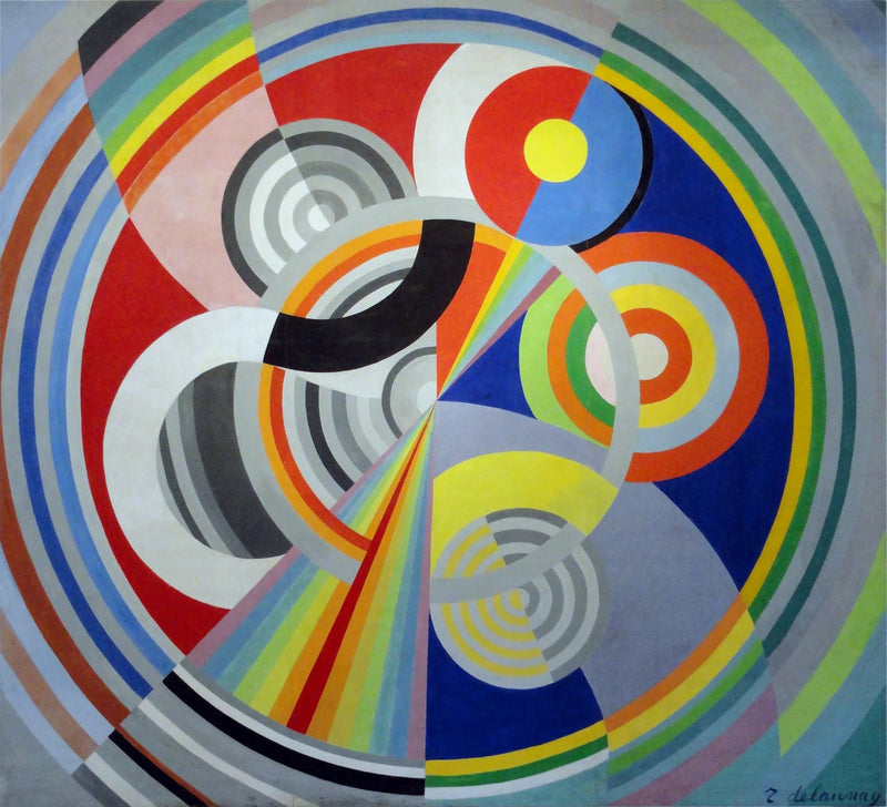 Rytm nr 1, dekoration för Tuileriernas salong - Robert Delaunay