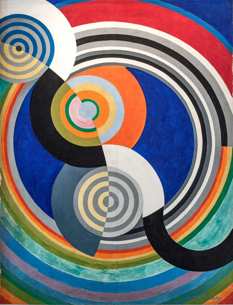 Rytm nr 2, dekoration för salongen i Tuilerierna - Robert Delaunay
