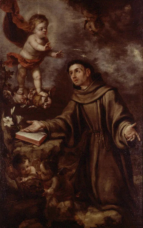 S. Antonius de Padoue och Barn JesusSan Antonio de Padua och Barn Jesus - Juan de Valdés Leal
