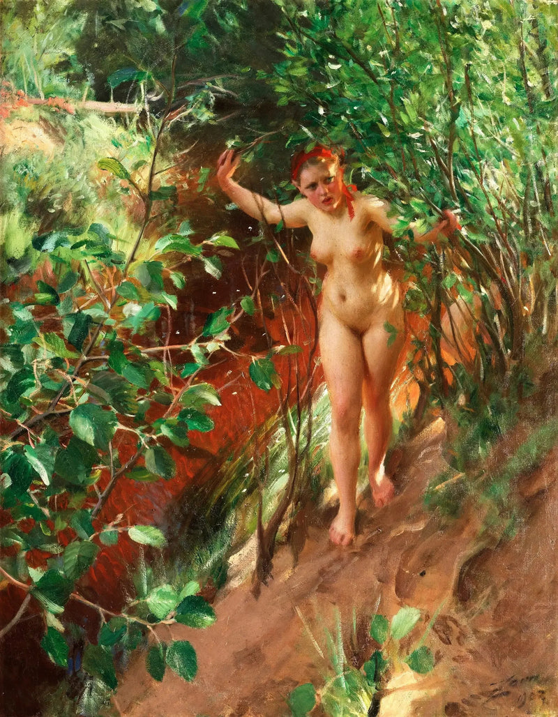 Röd sable - Anders Zorn