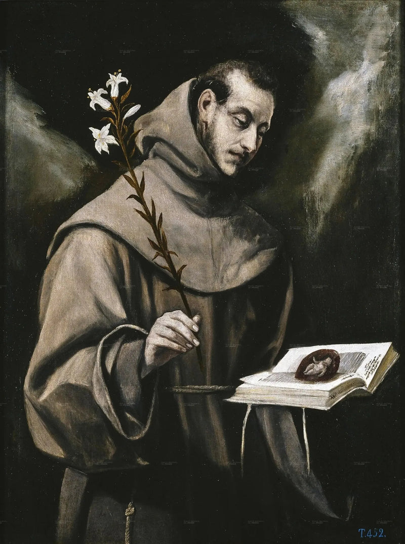 Sankt Antonius av Padua - El Greco