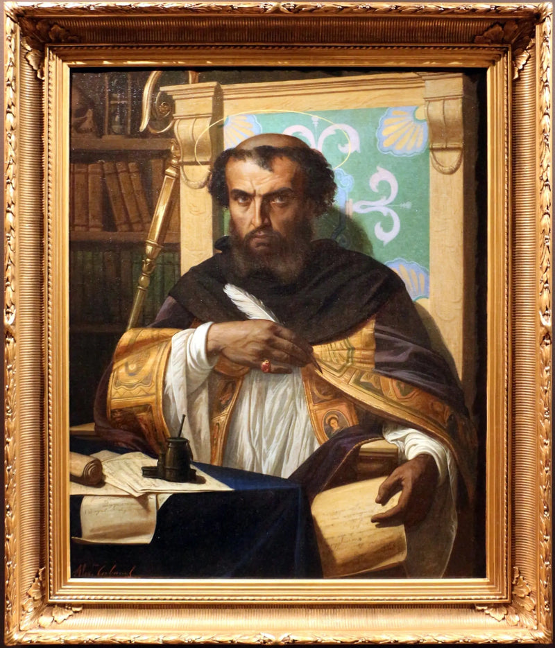 Saint Augustin på sitt kontor - Alexandre Cabanel
