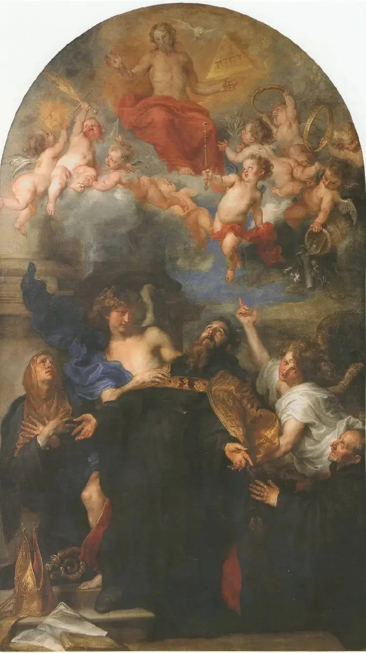 Saint Augustin i extas - Antoine van Dyck