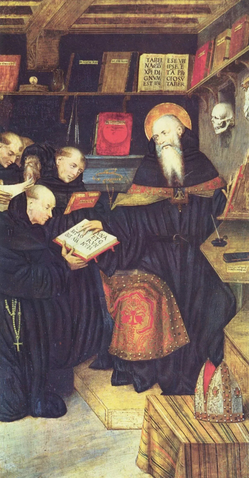 Saint Augustin och eremiterna - Gaudenzio Ferrari