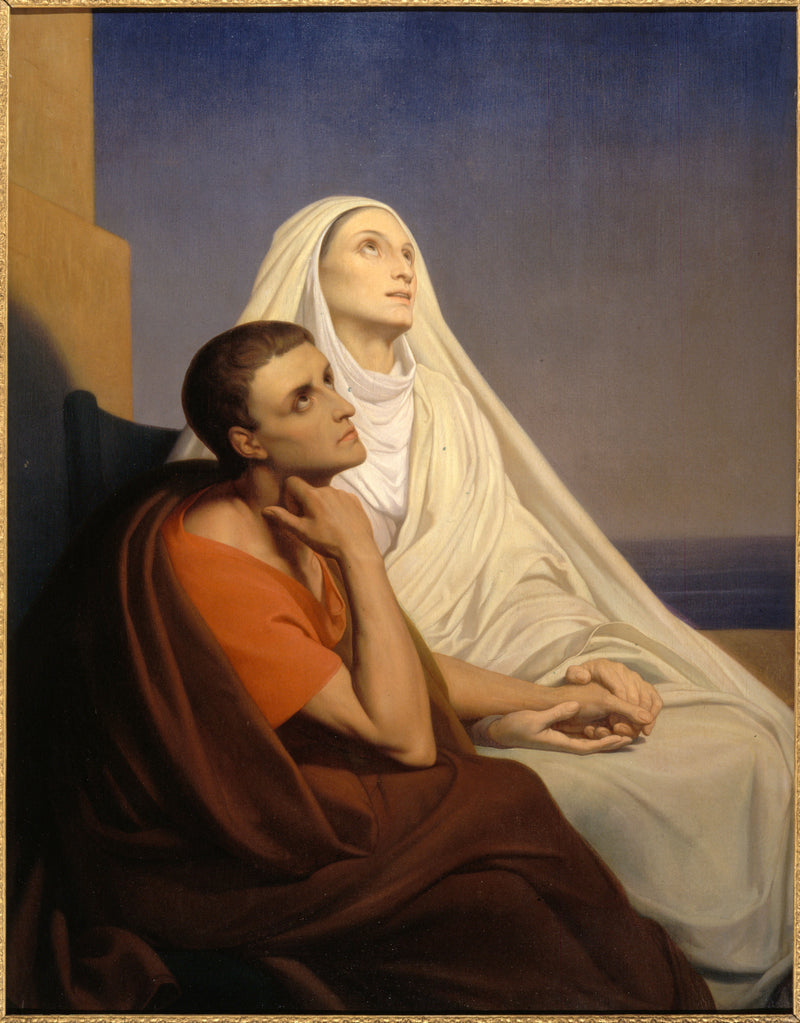 Saint Augustin och Heliga Monika - Ary Scheffer