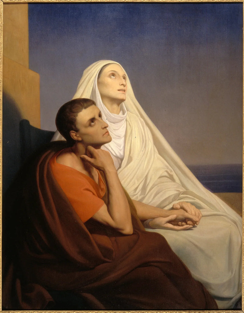 Saint Augustin och Heliga Monika - Ary Scheffer
