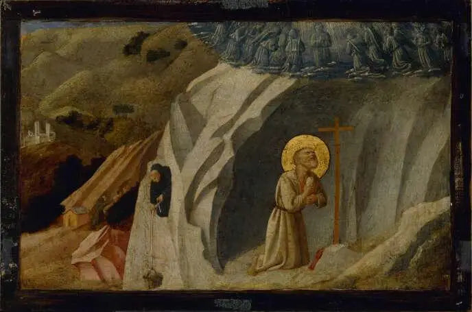 Saint Benoît i Subiaco - Fra Angelico