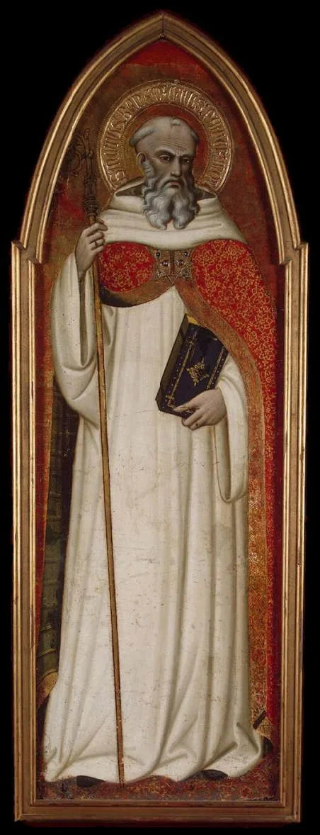Saint Benoît (en av en polyptyk) - Spinello Aretino