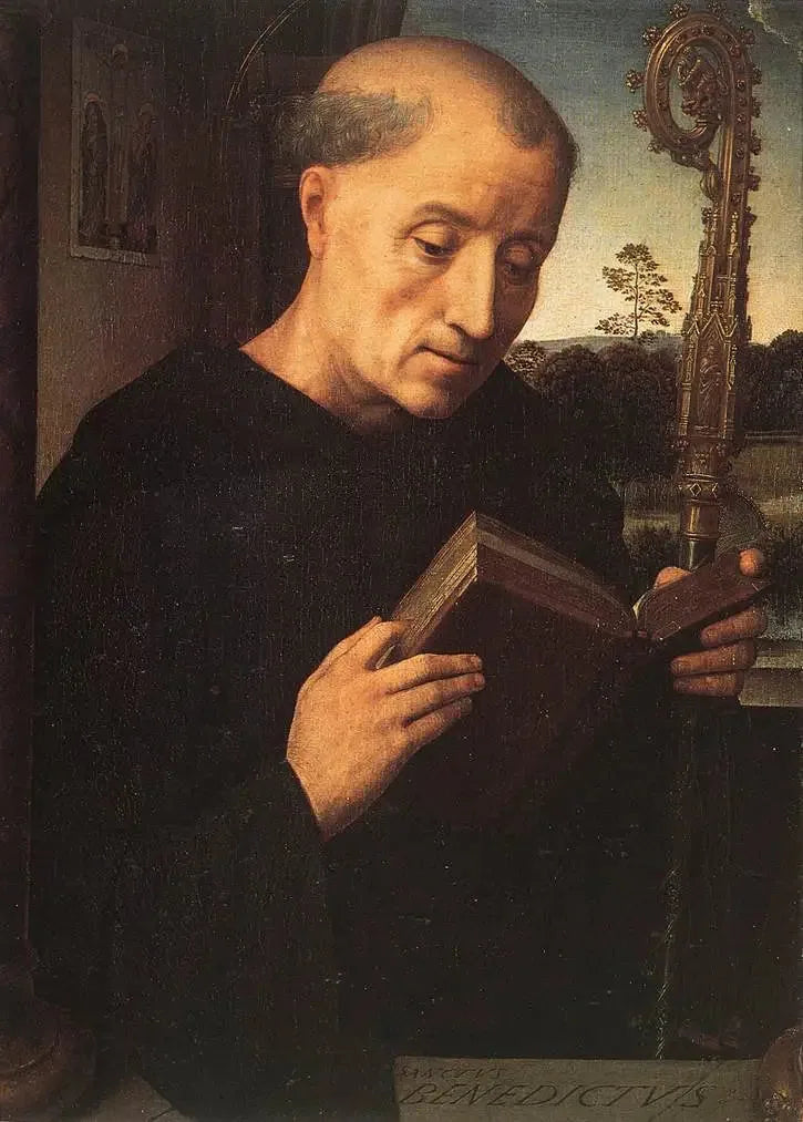 Saint Benoît : Vänster vinge - Hans Memling