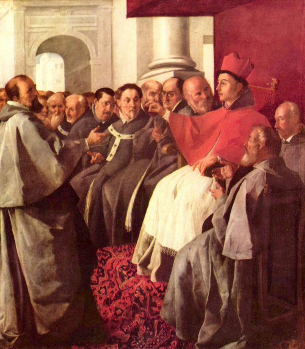 Saint Bonaventure au concile de Lyon - Francisco de Zurbarán - Alpha Reproduction
