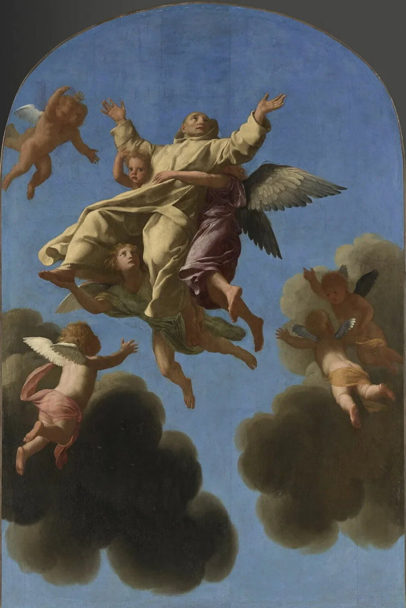 Saint Bruno är upptagen till himlen - Eustache Le Sueur
