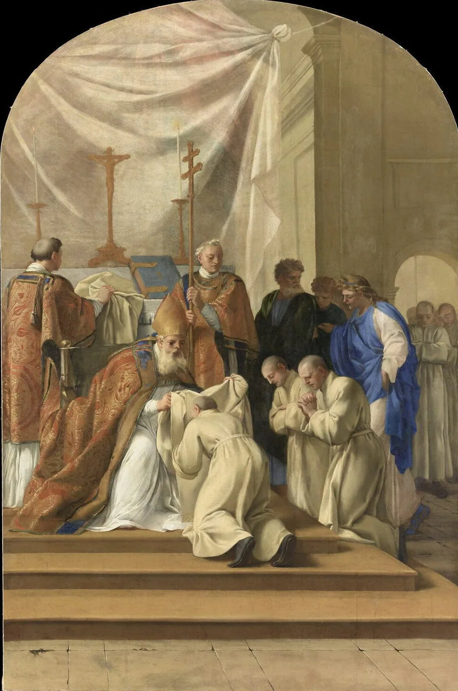 Saint Bruno tar munkdräkten - Eustache Le Sueur