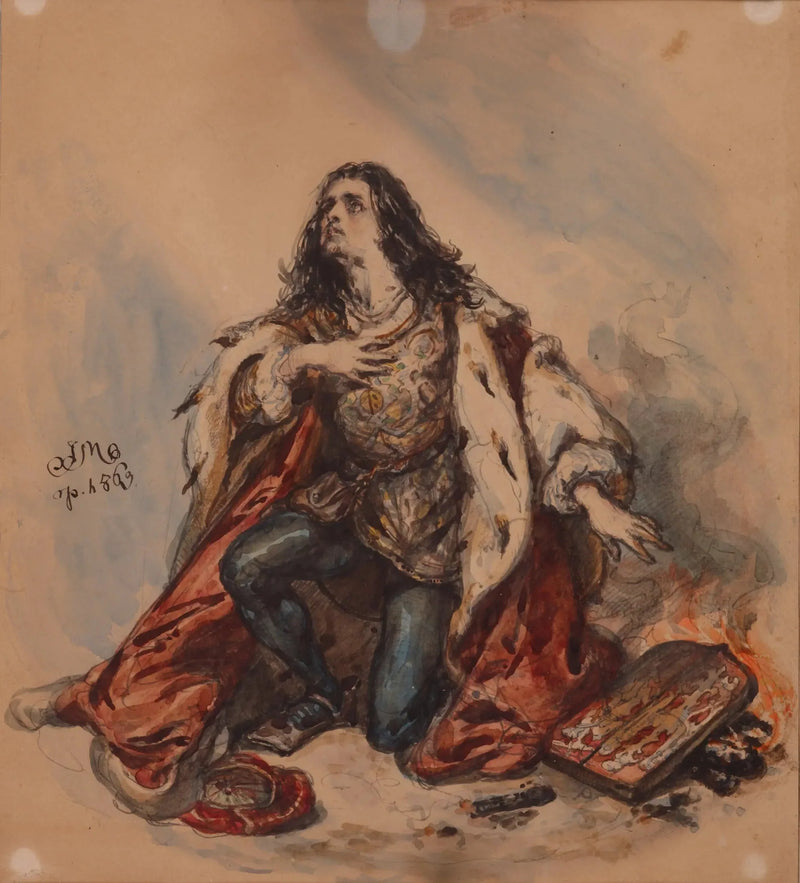 Saint Casimir - Polsk tronföljare - Jan Matejko