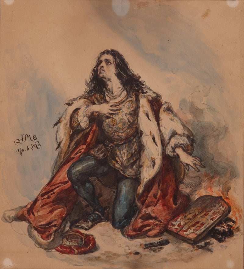 Saint Casimir - Polsk tronföljare - Jan Matejko