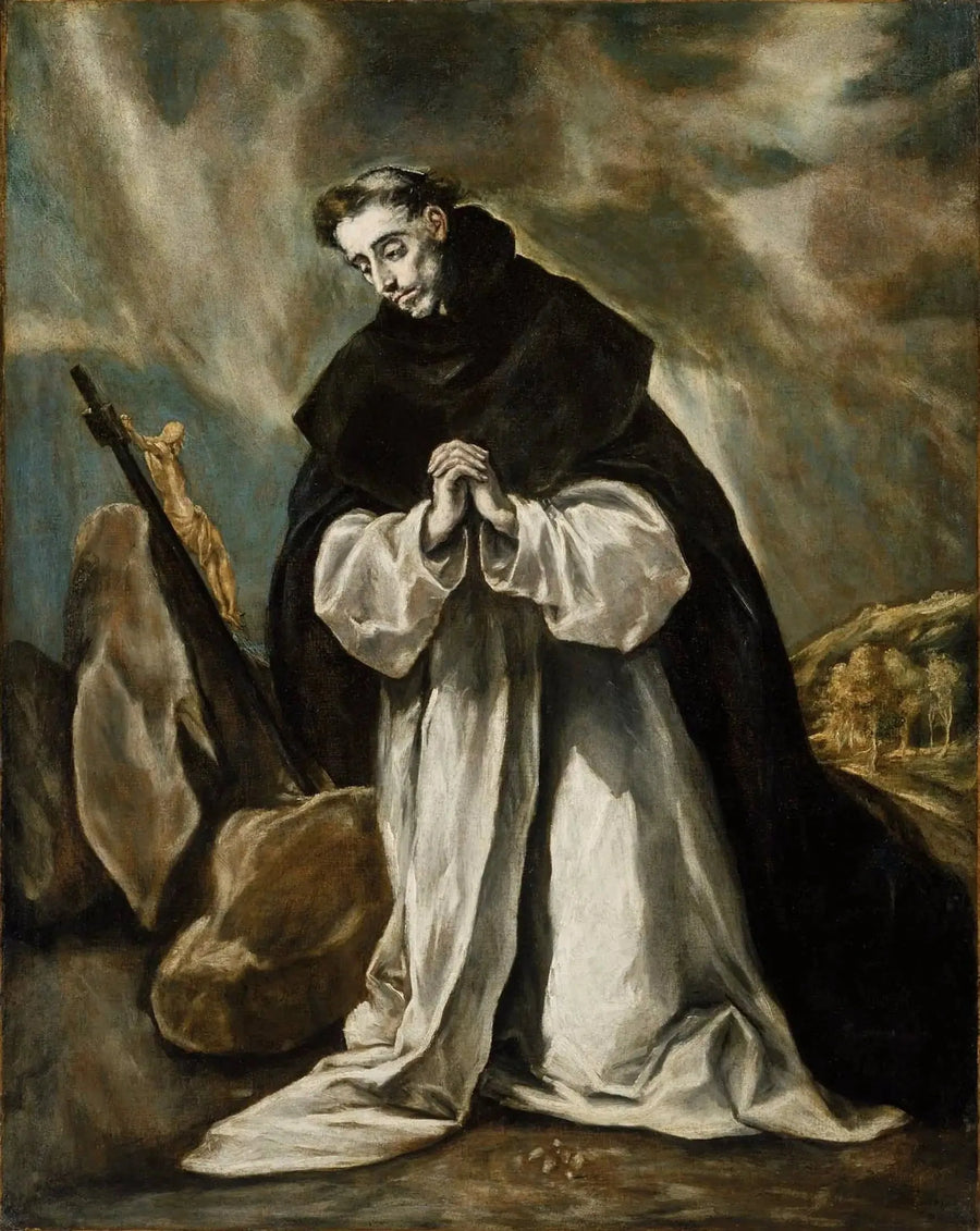 Saint Dominique i bön - El Greco
