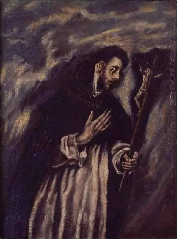 Saint Dominique i bön - El Greco