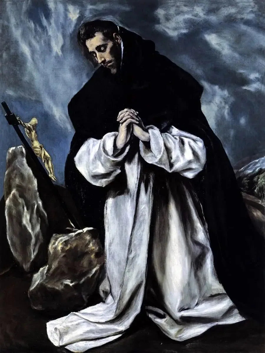 Saint Dominique i bön - El Greco