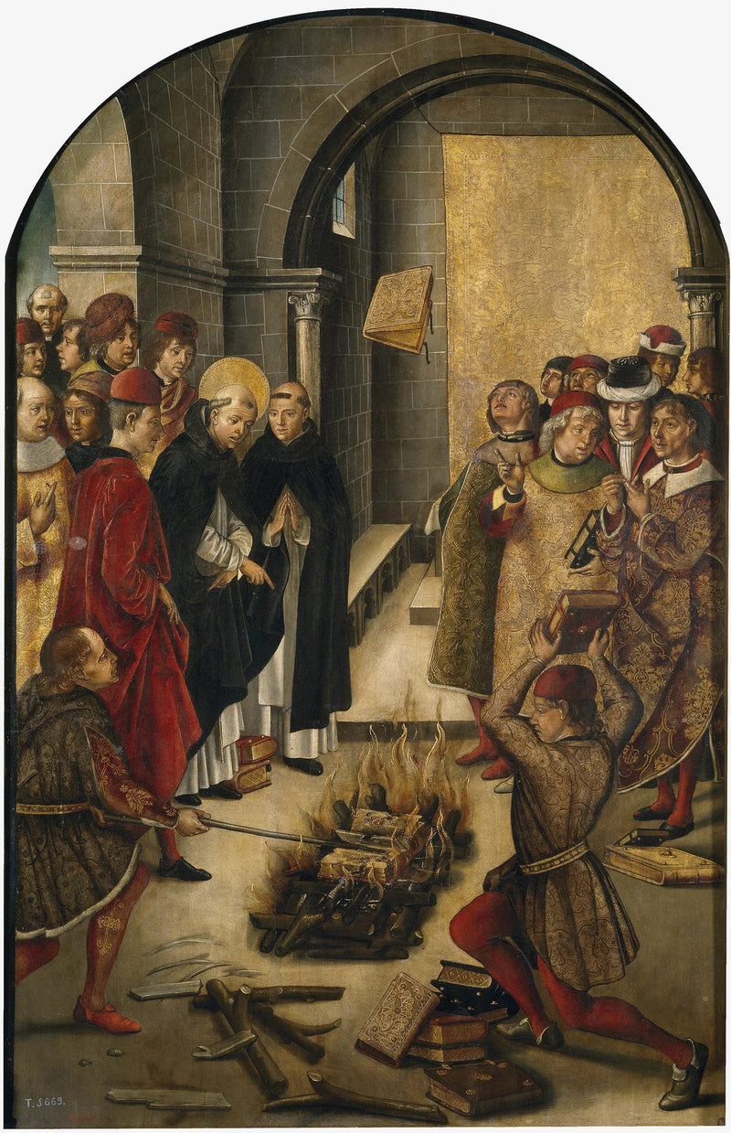 Saint Dominique och Albigeois - Pedro Berruguete