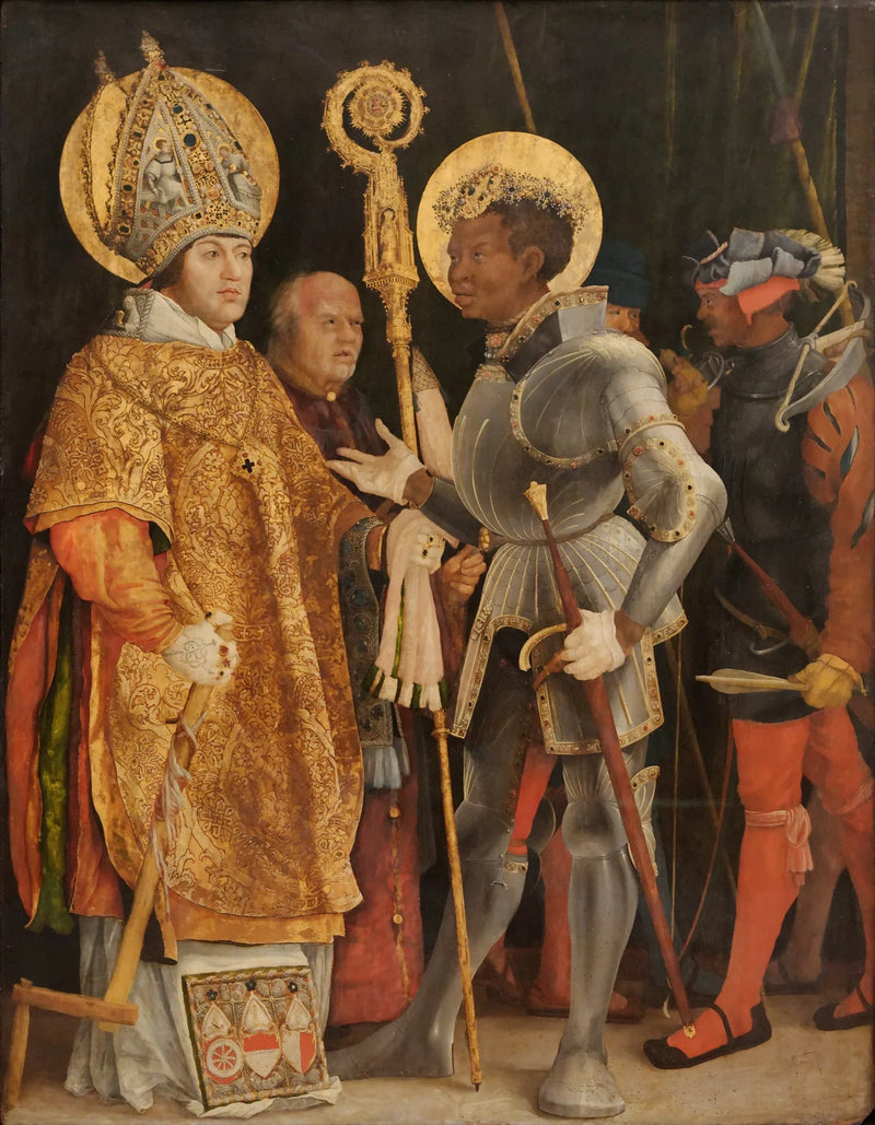 Saint Érasme och Saint Maurice - Matthias Grünewald
