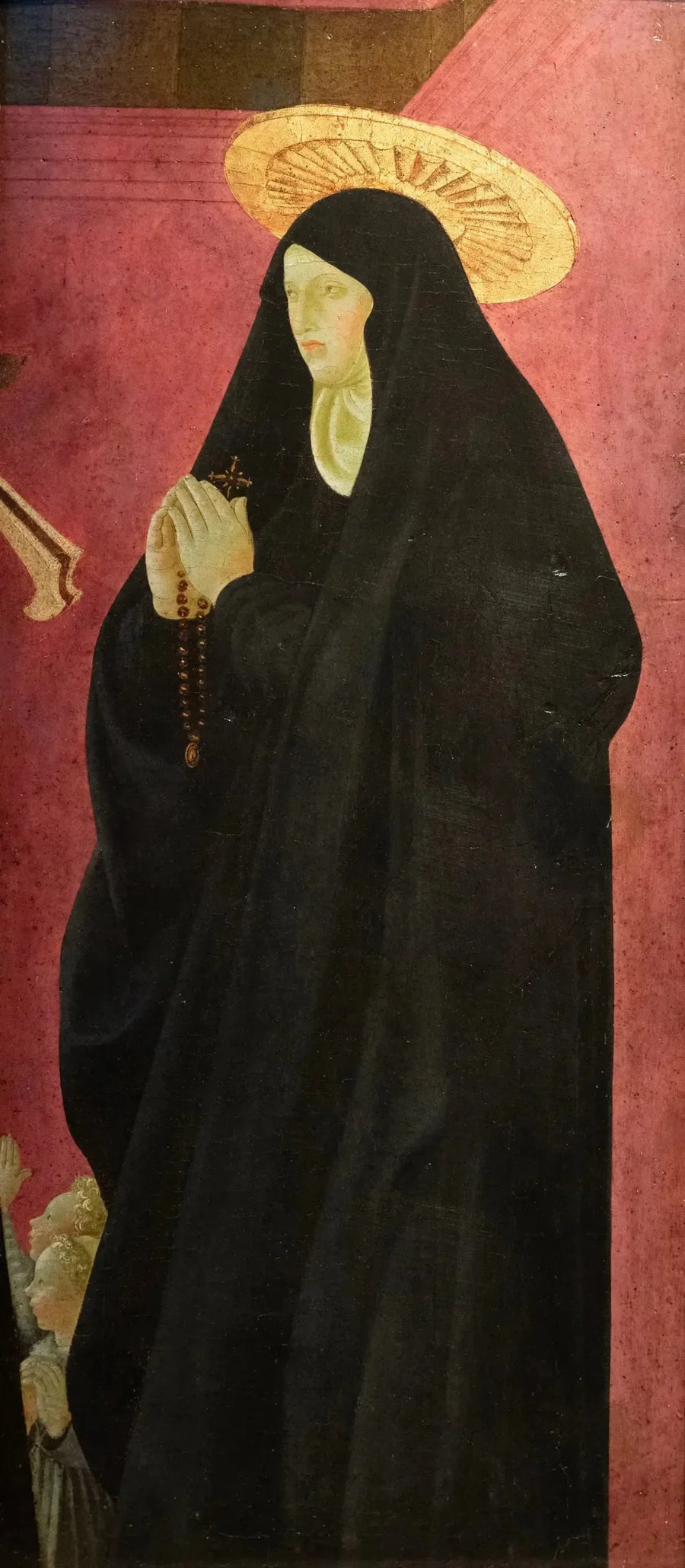 Saint och två barn, fragment - Paolo Uccello