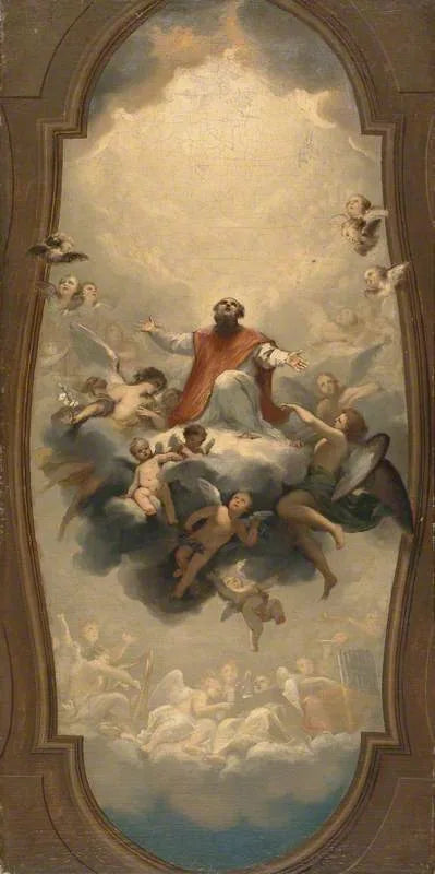 Saint Eusèbe i himlen - Anton Raphael Mengs